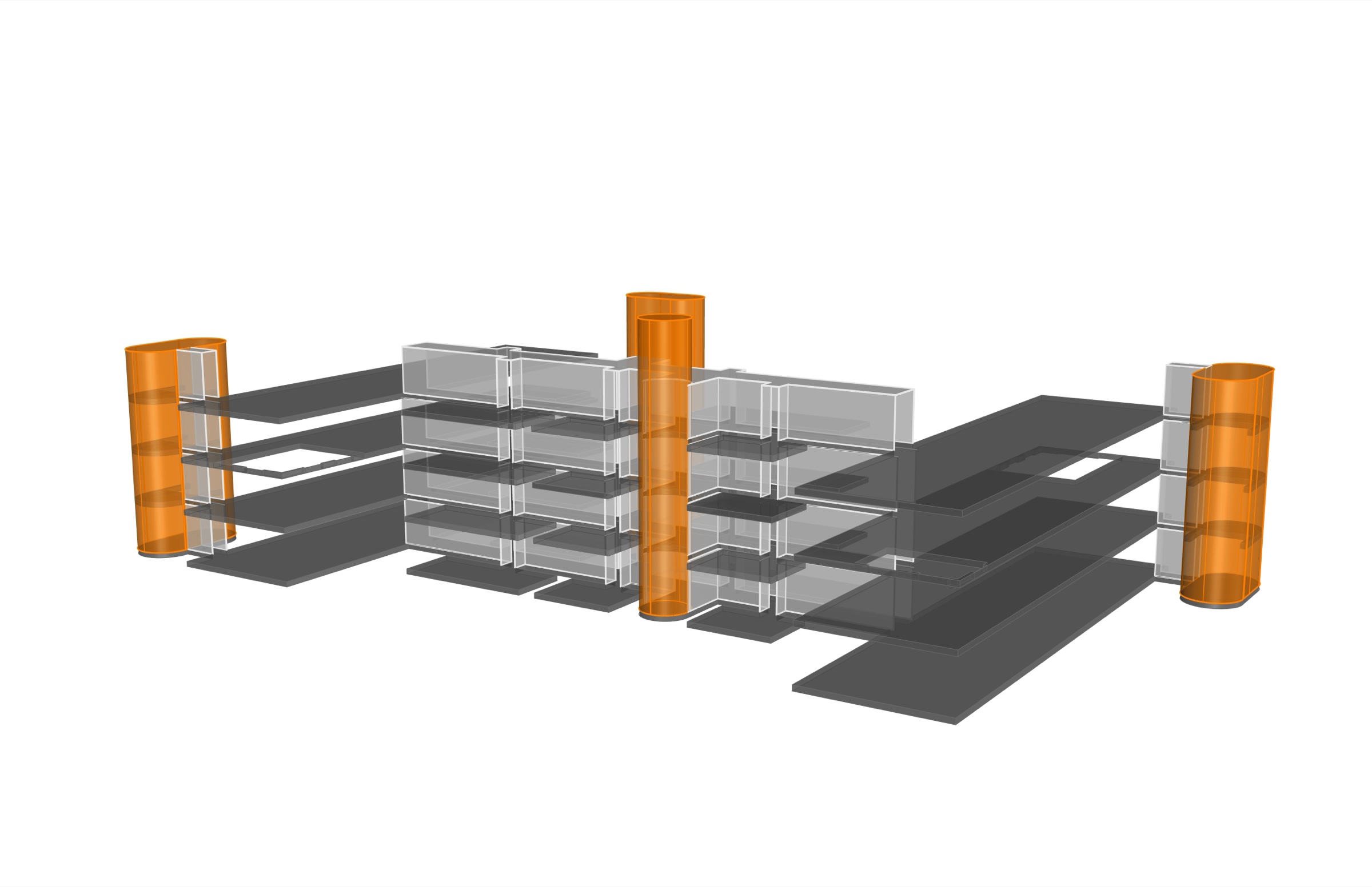 Structure — bridge & cores